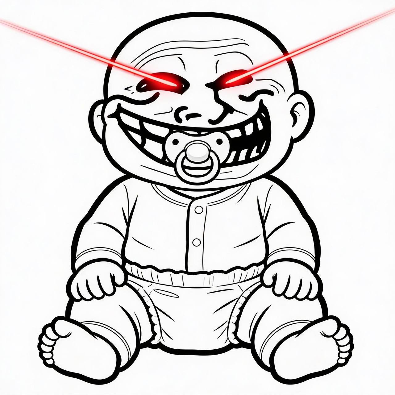 Baby Troll Mascot
